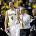 Michigan freshman Mitch McGary screams from the bench in the game against South Dakota State on Thursday, March 21. Daniel Brenner I AnnArbor.com